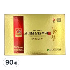 [Geumsan Ginseng Agricultural Cooperative] Goryeo Red Ginseng Concentrate Sticks, 90 Packs, 10g / [금산인삼농협] 고려홍삼농축액 스틱, 90개, 10g