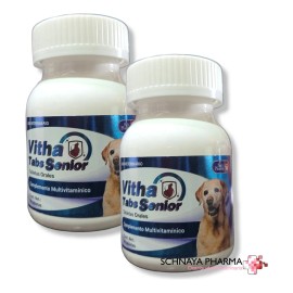 Kit De 2 Vitha Tabs Senior Complemento Vitamínico 30tabs
