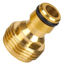 Dapetz ® Kitchen Tap Connector 3/4" Mixer Garden Hose Pipe Adaptor Joiner Hot Tub Outside Garden Hose Pipe Adapter for Kitchen Tap Bathroom Sink, Male Threaded Tap Connector Fittings