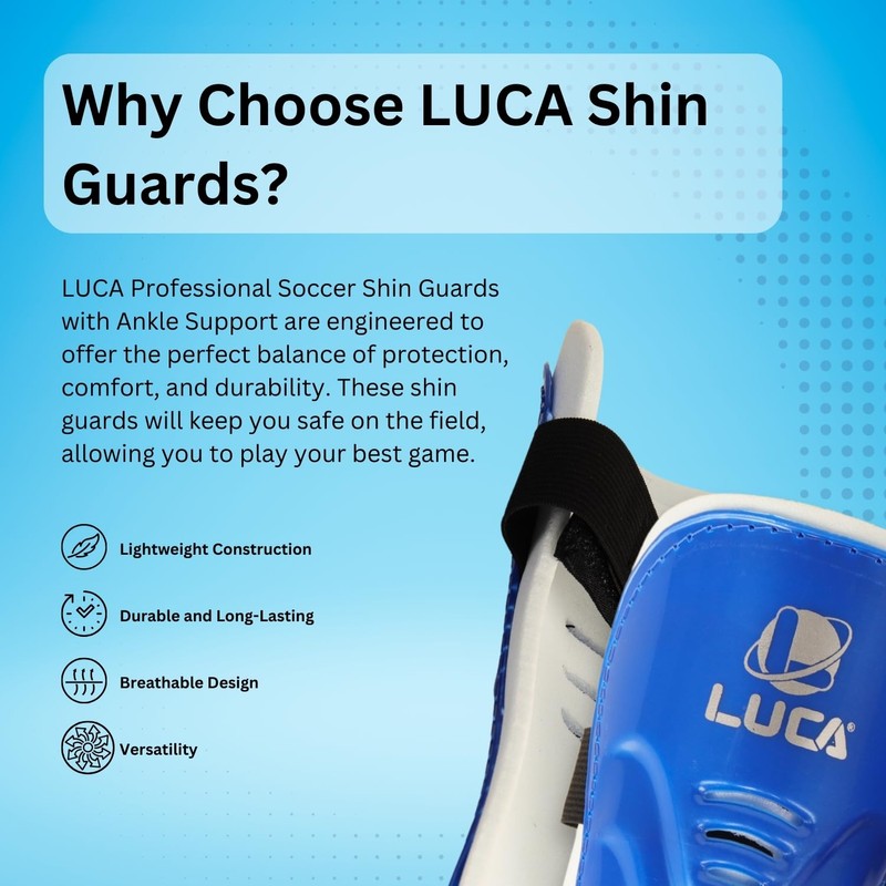 LUCA Shinguard, Shinguard for Football, Shinguard for Men, Club Shinguard