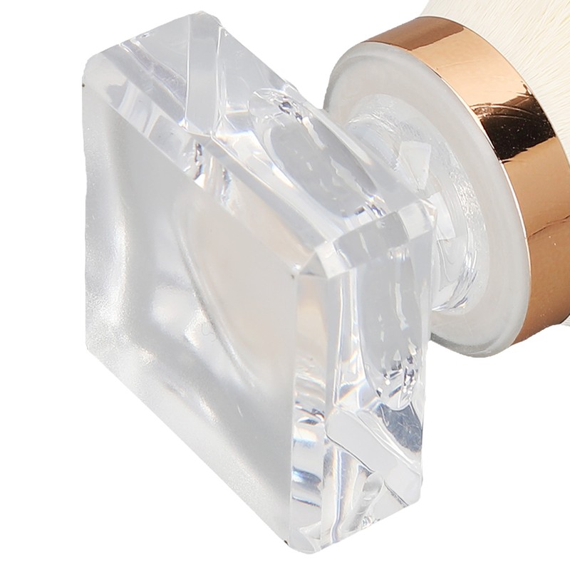 Nail Art Dust Powder Cleaner Brush Soft Bristles Comfortable Grip