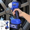 BRIEFNESS 21V Cordless Impact Wrench 2900rpm 310ft-lbs with 6000mAh Large