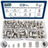 Vifmy Metric 304 Stainless Steel Rivet Nut Assortment Kit(218 Pcs),M3