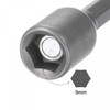 sourcing map Quick-Change Nut Driver Bit, 1/4" Hex Shank 9mm