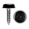 BEK-FIX Number Plate Fixing Fitting Oversized Screws 2x White 2x