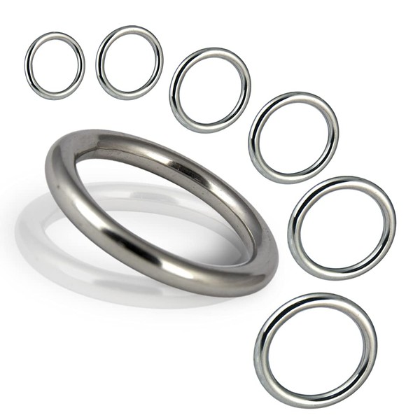 PROTECH Pack of 10 O-Ring Stainless Steel Rings – Ring