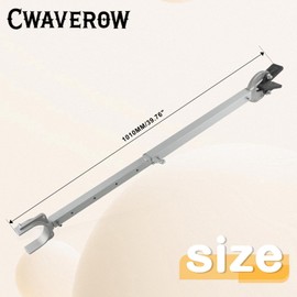 CWaveRow Adjustable Transom Saver from 23" to 25" for Outboard Motor Compatible with Motors 100 HP and Under Boat Outboard Motor Transom Support Parts for Trailering