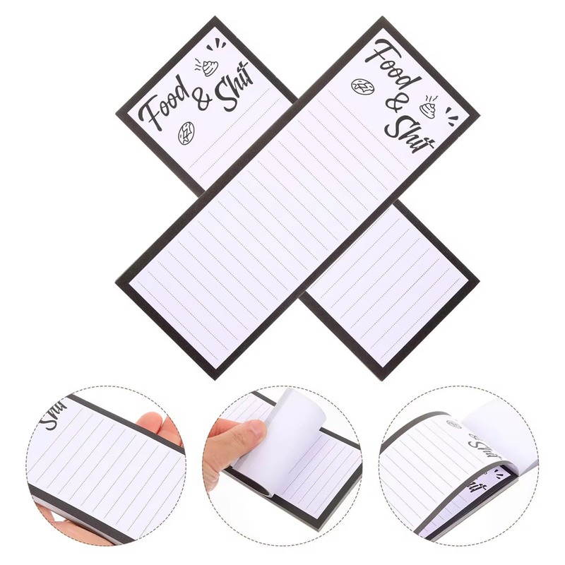 AIMALL 4 PCS Magnetic Notepad for Refrigerator – Tear-Off Memo