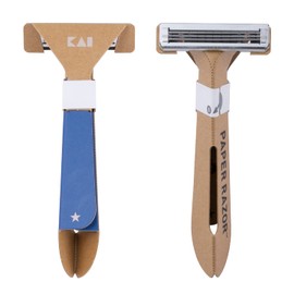 Kai Corporation Paper Razors Disposable T-Shape Shaving Waterproof 3 Blades 10 Pieces