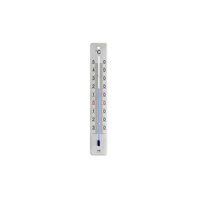 TFA Dostmann 12.2046.60 Analogue Indoor/Outdoor Thermometer Stainless Steel Weatherproof