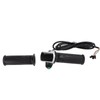 1 Pair Handlebar Throttle Grip Universal LED Display Wire Twist
