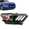 Headlight Assembly with LED Running Light Compatible with 2015-2017 Ford