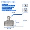 SKLSSVF 2 Inch NPT Ball Valve 2 Pack, Female to
