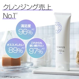 [AHA Cleansing Gel] SIMIUS Simius Facial Cleansing [Skin Care, Pores, Dullness, Hypoallergenic, No Need for Double Facial Cleansing, AHA Fruit Acid, Ceramide, Placenta, 4.2 oz (120 g) (Smooth)