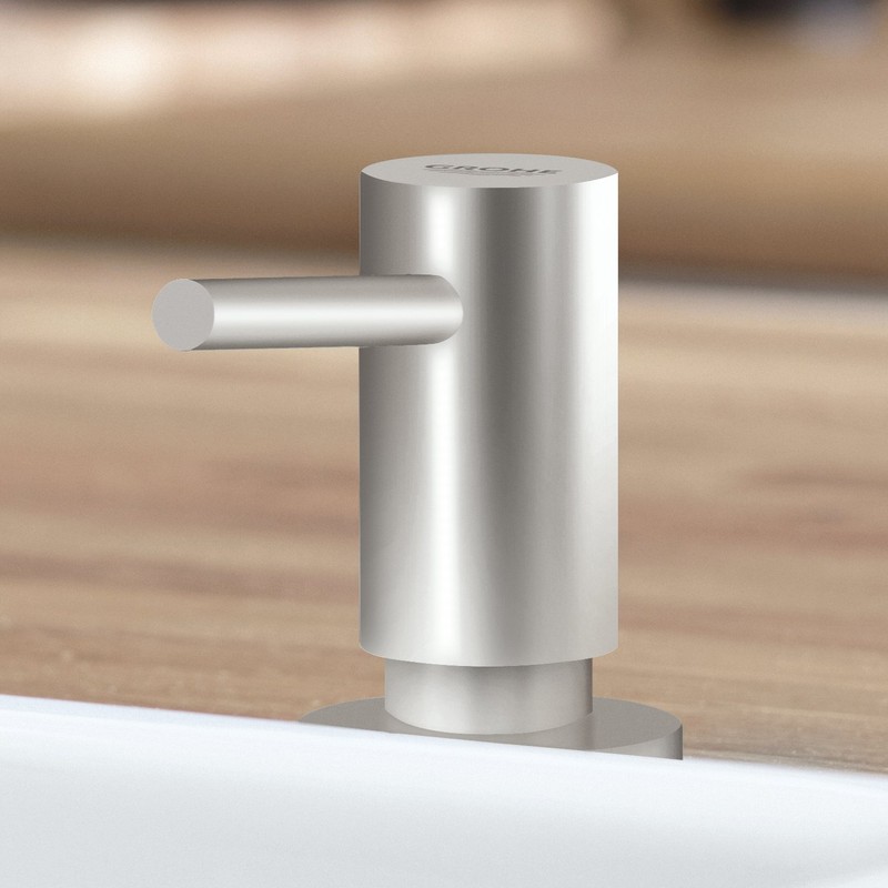 GROHE Cosmopolitan Soap Dispenser, SuperSteel InfinityFinish