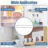 ChimimeDecor 2Pcs RV Refrigerator Tension Rods 12.44-22.48 Inches RV Refrigerator