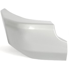 KUAFU Rear Bumper End Caps Cover Compatible with 2007-2014 Toyota FJ Cruiser Replace for TO1104121, 5246235021 (Silver Left Driver Side)