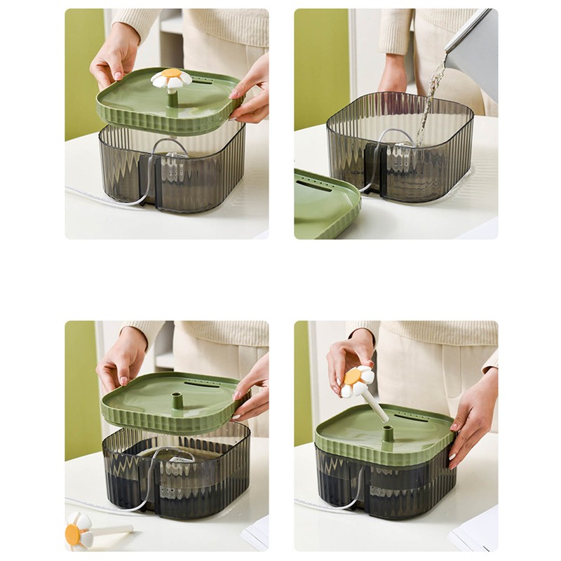 Cat Water Fountain Smart Pet Electric Flowing Water Fountain Automatic