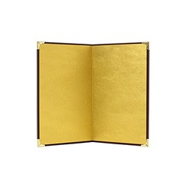 Mini Gold 屏風 2 Songs (Medium) Gold Ground 205 X 260 mm