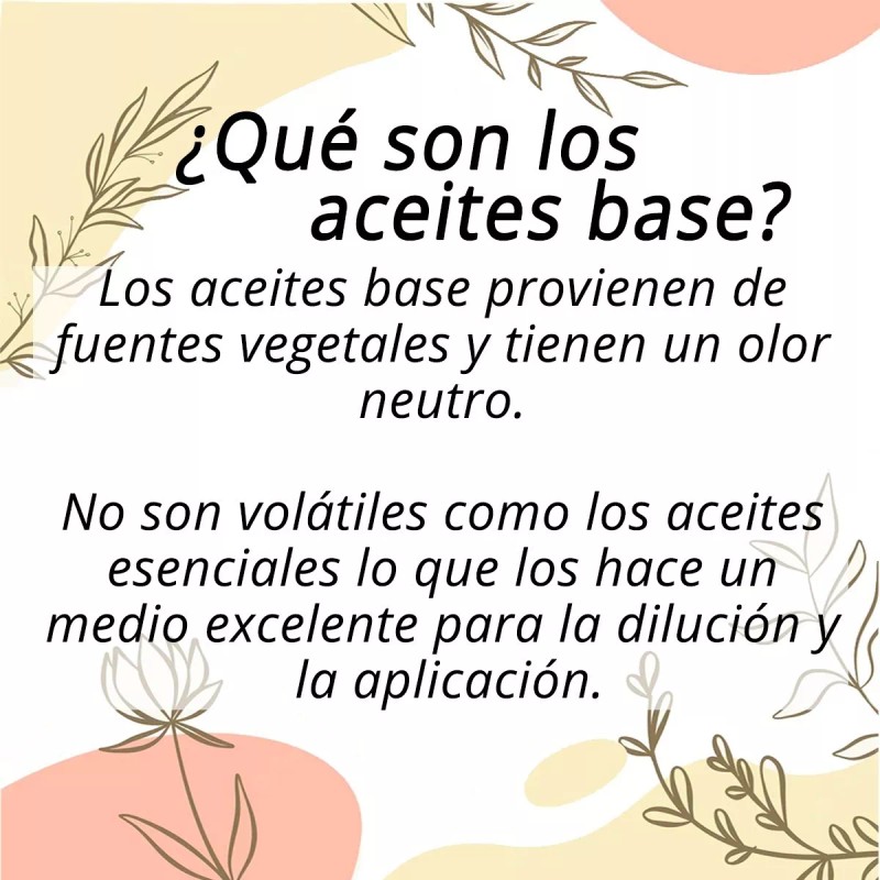 Laferv Aceite Vegetal Base Portador Masaje Aceites Esenciales 1 L