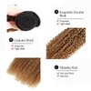 GzorOuzr Curly Wave Honey Blonde Bundles Brazilian Remy Hair Bundle