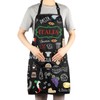 MYSOMY Italian Kitchen Apron Italy Cooking Apron Italian Chef Apron