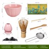 Juego de Matcha Cerámica 8 piezas, Incluyendo Cuencos, Agitadores y