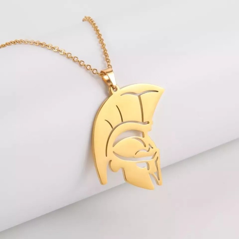 Jextech Montables Collar Clásico Mínimalista Espartano Guerrero Troya Detalle