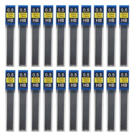 JOYIAL Pack of 240 Pencil Leads 0.5 mm HB Shatterproof Lead Replacement, Shatterproof Leads, Shatterproof HB Pencil Leads for Mechanical Pencils Writing, Drawing, Homework