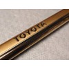 GENUINE Toyota License Plate Frame Gold Plated/Combination specification Front and
