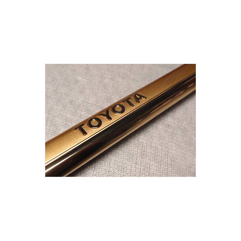 GENUINE Toyota License Plate Frame Gold Plated/Combination specification Front and