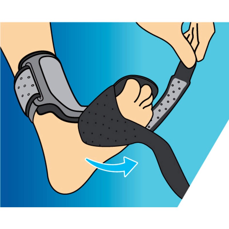 ACE Brand Plantar Fasciitis Sleep Support, Adjustable, Navy, 1/Pack