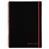 Black n' Red Notebook, Business Journal, 11-3/4" x 8-1/4", 70