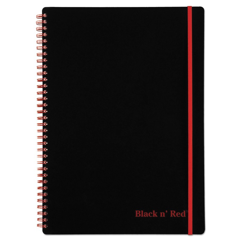 Black n' Red Notebook, Business Journal, 11-3/4" x 8-1/4", 70
