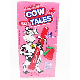 Goetze's Cow Tales, Strawberry, 1 Ounce (Pack of 36)