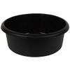 New Home Whitefurze Kitchen Black Large Round Washing Up Bowl