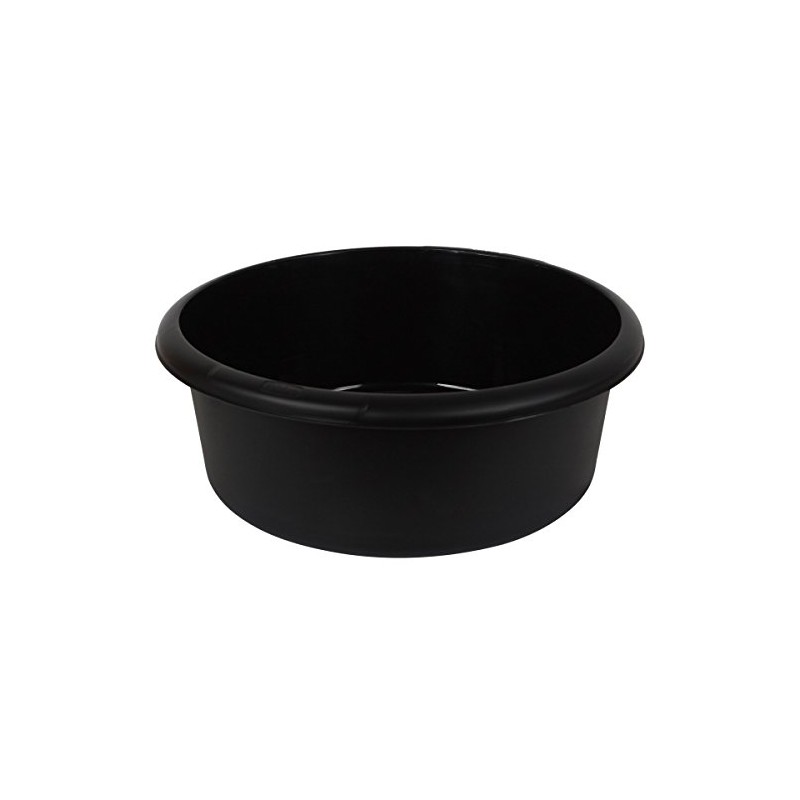 New Home Whitefurze Kitchen Black Large Round Washing Up Bowl
