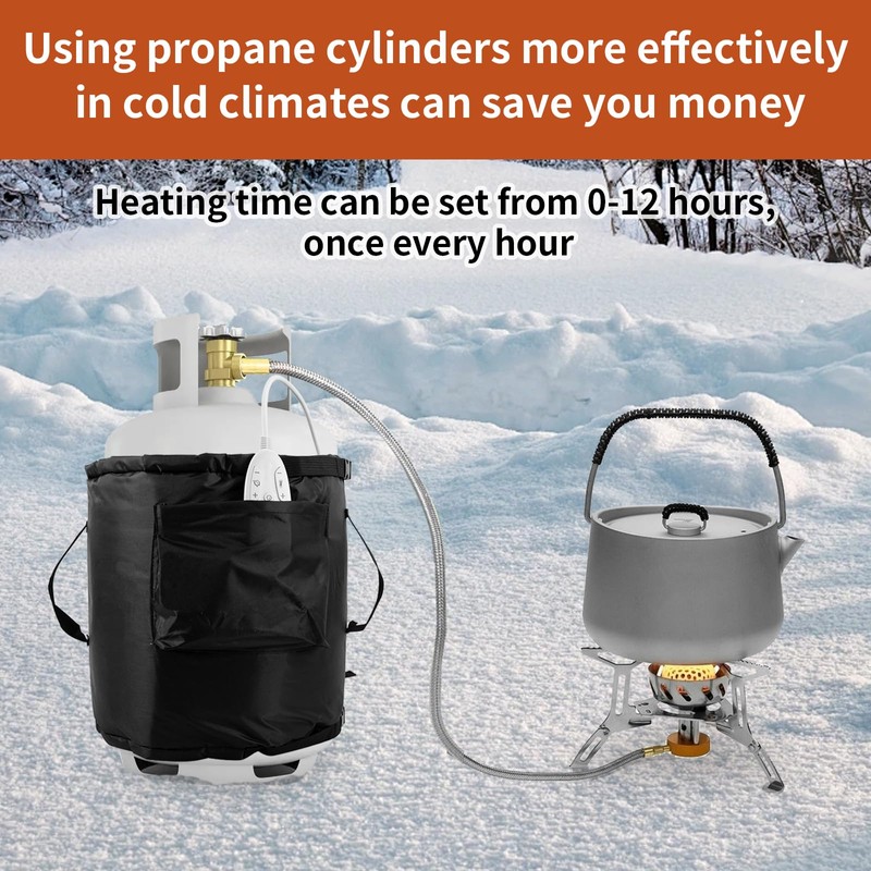 Propane Tank Heater Blanket,Gas LP Cylinder Tank Heater with Temperature