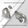 Goldenwarm 6 Pack Half Moon Shell Cupboard Handles - 76mm,