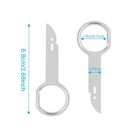 Logyua 4Pcs/Set Car Radio Removal Tool Key, DIN Release Keys, For 6000 CD Sony 6 Disc Car Stereo