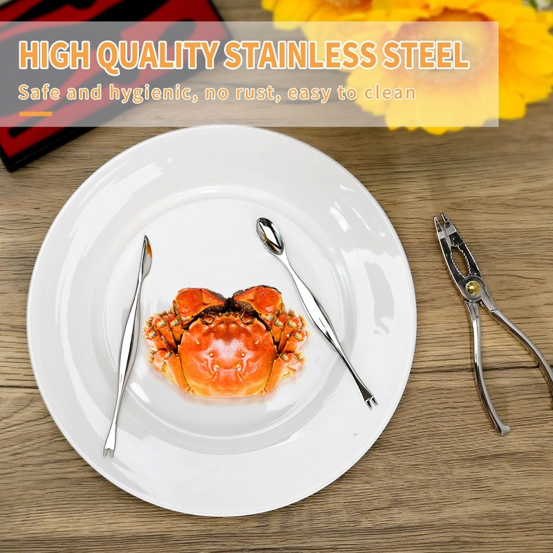 Exquisite 3-piece set Seafood Tools Lobster Crackers and Crab Crackers
