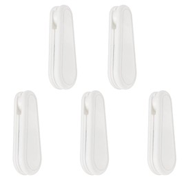 ECSiNG 5 x Blind Handles Curtain Cord Weights Pull Cord Pendant for Vertical Blinds Curtains Shutter White Plastic 85x35mm 53g