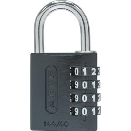 ABUS Combination Padlock 144/40 Lock-Tag Aluminium Black