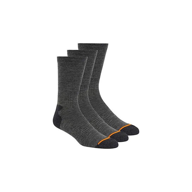 Weatherproof Calcetines para hombre (3 unidades), Carbón, 10-13