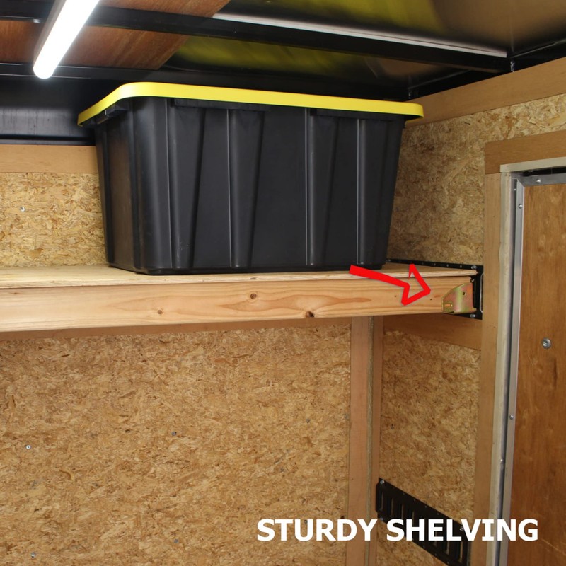 DC Cargo Mall E Track Wood Beam End Socket Shelf