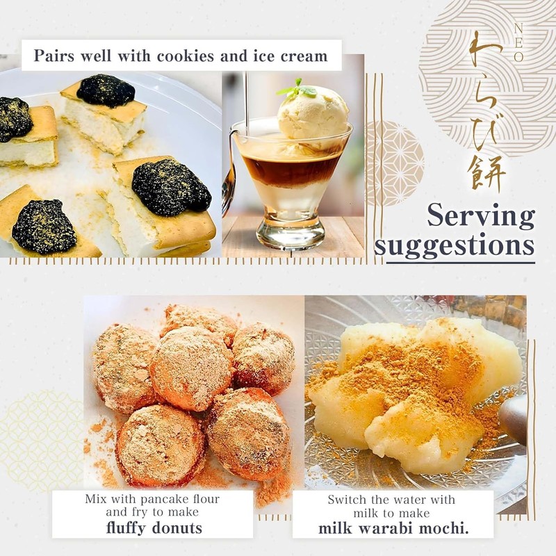 MINOYA WARABIMOCHI Japanese Sweets Wagashi Mochi Made In Japan (5