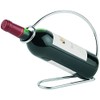 APS Weinflaschenhalter, Flaschenhalter aus Metall, Weinflaschenaufbewahrer, verchromt, 6 x 23