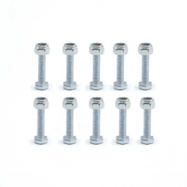 Unbranded 19H1914 M40333 Shear Pin Bolts Nuts for John Deere  Snow Throwers Blowers 10sets