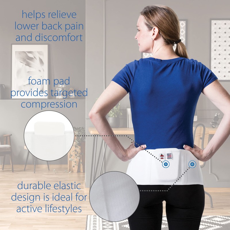 Core Products Elastic Sacroiliac Spinal Support w/Pad - Small