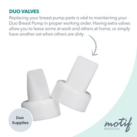 Motif Duo Valves, Replacement Parts for Breast Pump